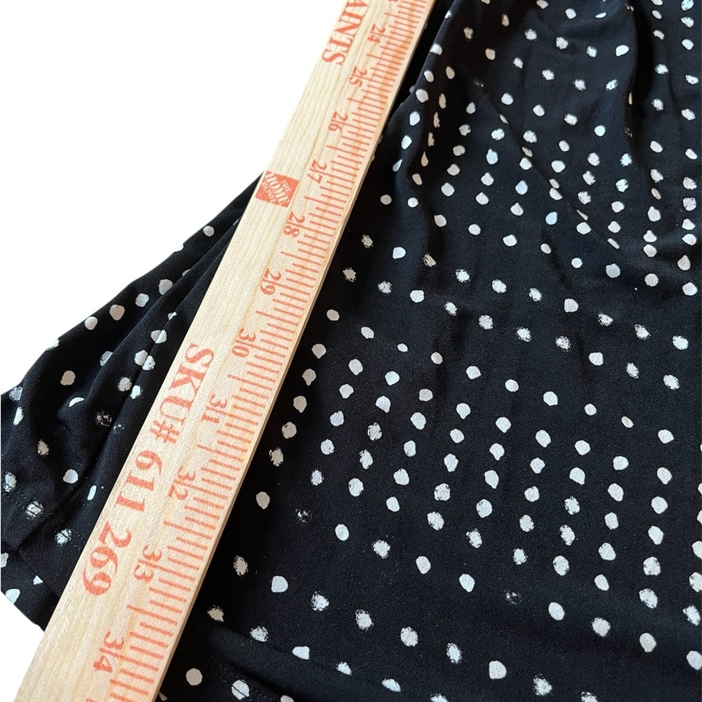 Tommy Bahama Dunmore Dot Black Dress Tassel Ties Size Medium Summer Boho Resort - Picture 4 of 8